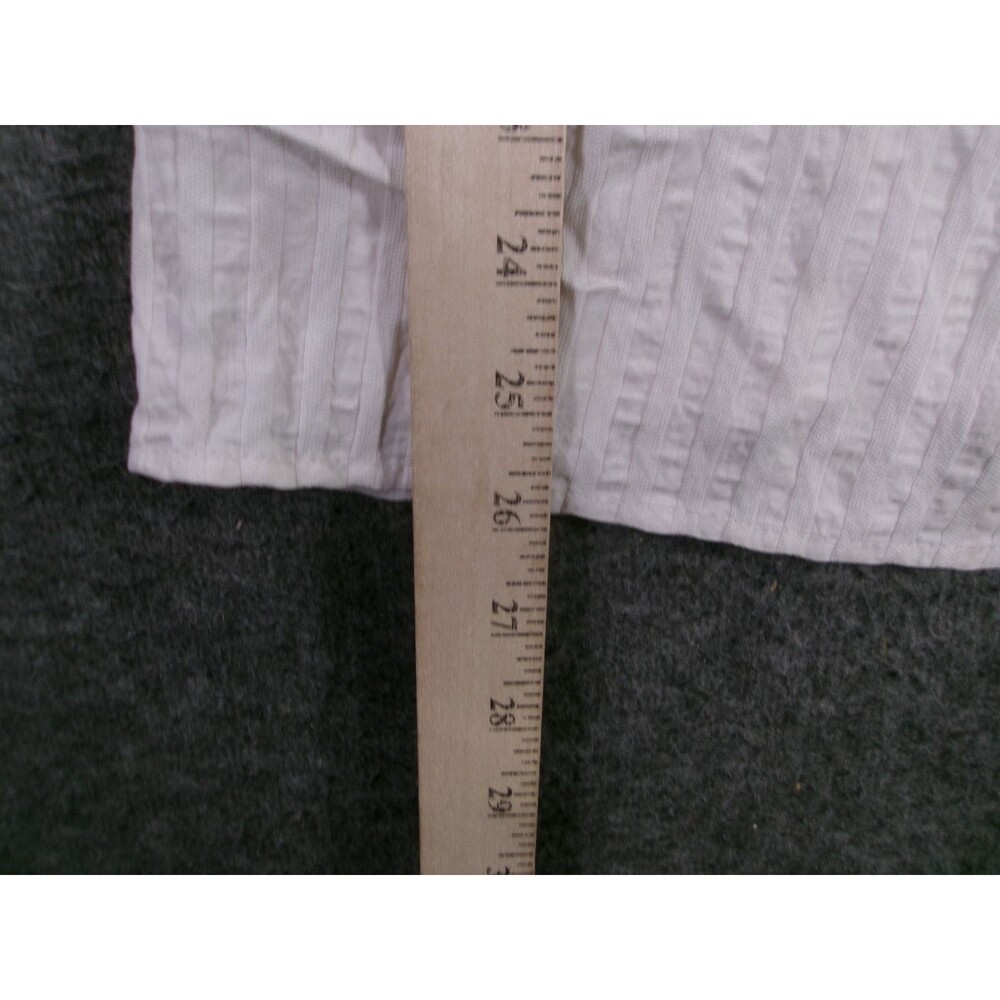 Shein Dress Womens Extra Small Off White Tie Front Peasant Rein Fair Lagenlook - Picture 9 of 11